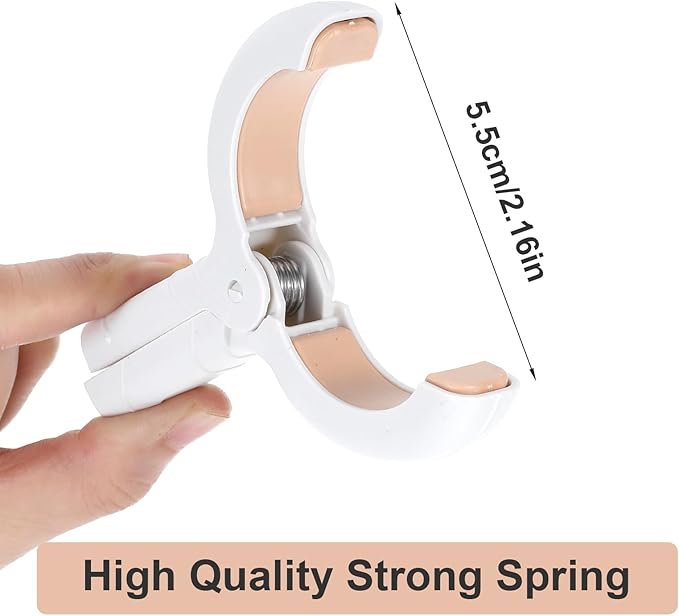 24 Pack Large Towel Clips Plastic Clothes Pins, Heavy Duty Drying Clips - Image 7