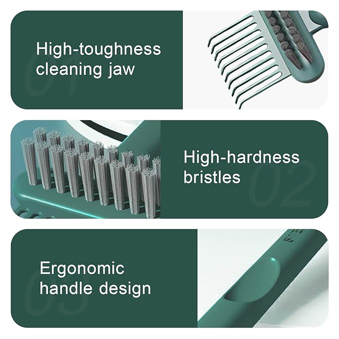 RHOS 2-in-1 Hair Brush Cleaner and Remover Tool - Image 3
