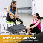HOMEXCEL 4 Pack Microfiber Gym Towels Grey Fitness Towels Ultra Soft, Highly - Image 3