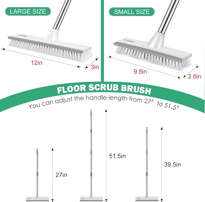SetSail Upgraded Large 12 in Wide Floor Scrub Brush - Image 2