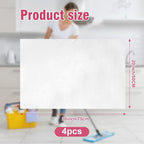 4 Pcs Extra Large Microfiber Cleaning Cloth 30 x 20 Inch Reusable Thick - Image 2