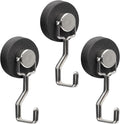 Rubber Coated Anti-Scratch Heavy Duty Magnetic Hooks, Essential by DUGUJIUJIAN