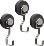 Rubber Coated Anti-Scratch Heavy Duty Magnetic Hooks, Essential by DUGUJIUJIAN