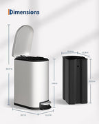 Garvee Slim 13 Gallon Trash Can - Image 2