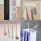 Adhesive Hooks for Hanging, Adhesive Wall Hooks, Shower Hooks, Utility Hooks - Image 5