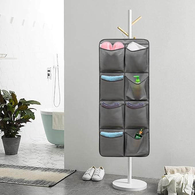 Dual Sided Hanging Closet Organizer Shoe Rack Holder - Image 7