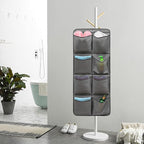 Dual Sided Hanging Closet Organizer Shoe Rack Holder - Image 7