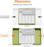 Lifewit Utensil Organizer for Kitchen Drawer, Expandable Cooking Silverware Tray - Image 3