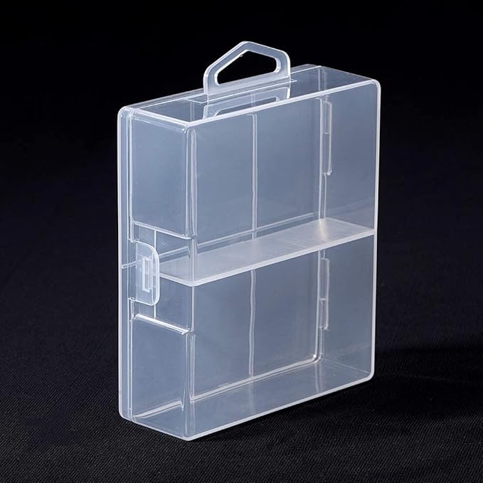 Heyiarbeit 24 x AA Battery Storage Case Holder Organizer Box Transparent - Image 4