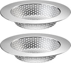 2PCS Kitchen Sink Drain Strainer/Catcher/Basket/Cover/Filter/Trap/Screen by Huntonry