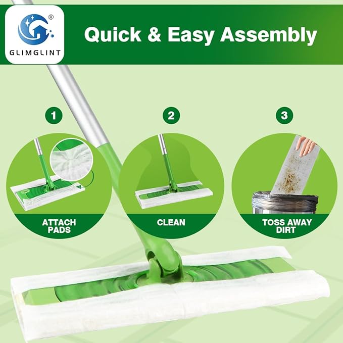 GLIMGLINT Dry Sweeping Cloths Pads Compatible - Image 6