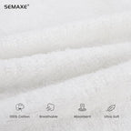 SEMAXE 6-Pack White Hand Towels - Image 3