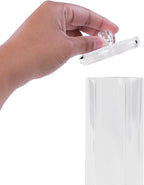 Super Z Outlet Cosmetic Cotton Pad Rounds Holder Makeup Removers Clear Acrylic - Image 3
