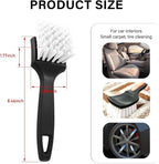 Car Carpet Cleaning Brush, Wheel Hub Scrub Brush Floor Mat Cleaning Brush - Image 2