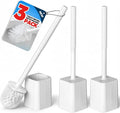 3Pack Toilet Bowl Brush and Holder Set by FORASTO