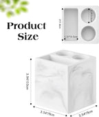 Luxspire Toothbrush Holder, 3 Slots Fast Drying Tooth Brush Holder - Image 5