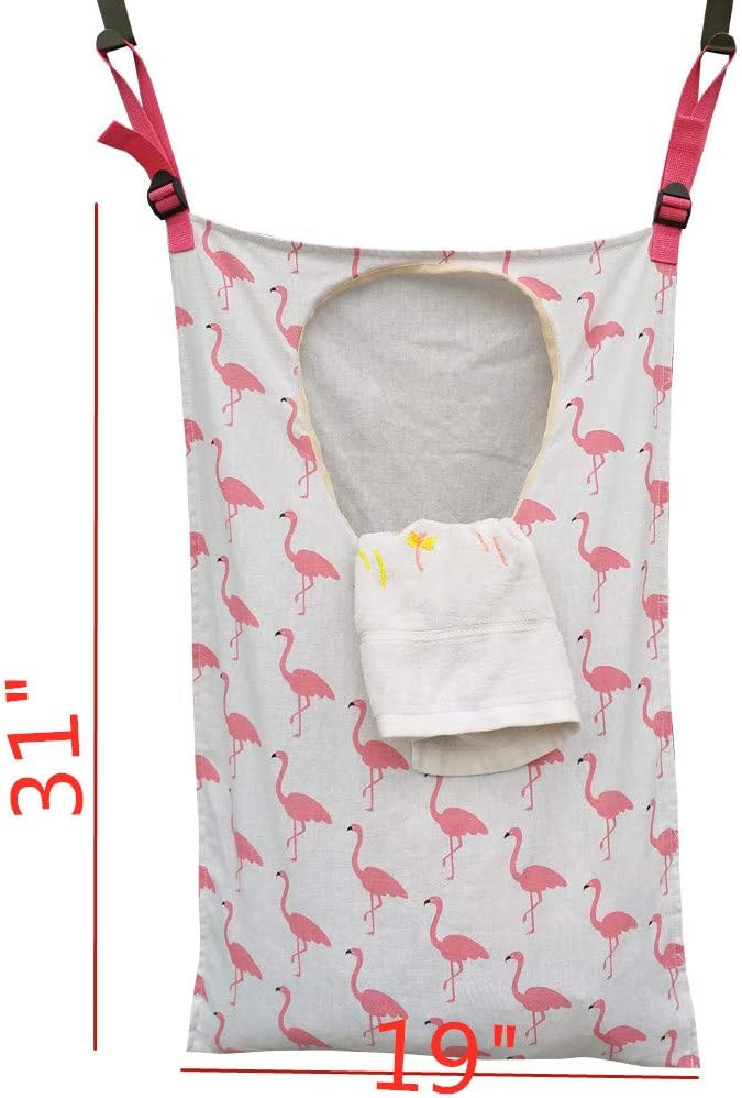 HDHYK Adjustable Door-Hanging Laundry Hamper - Image 4
