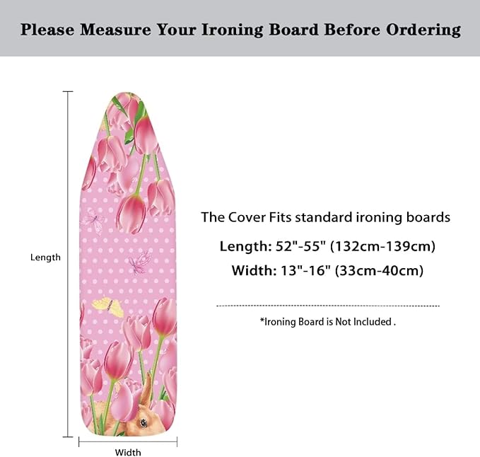 Tulip Easter Ironing Board Cover and Pad - Image 6