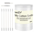 Baby Cotton Swabs, Paper Sticks Cotton Buds by AURASIN