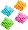 Household Air Drying Clothing Pin Set Colored Spring Clothespins by Unknown
