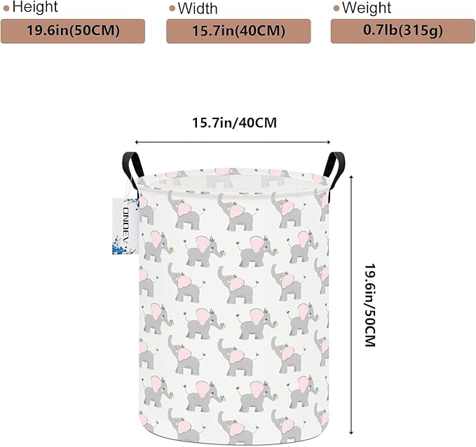 Round waterproof laundry basket, laundry Hampers - Image 2