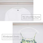 MIZGI Premium Velvet Hangers 50 Pack Heavyduty- Non Slip No Shoulder Bump Suit - Image 3