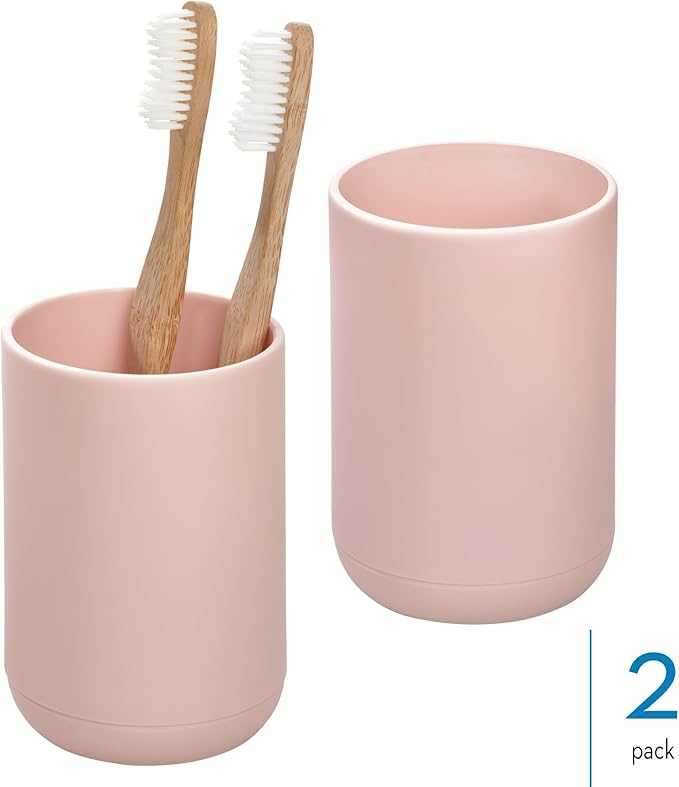 iDesign Toothbrush Holder with 3 Divided Sections - Image 2
