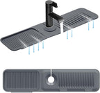 5° Slope Kitchen Sink Faucet Mat, Kitchen Sink Splash Guard, Silicone Material by DTXIAQIAO