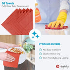 Orighty Cleaning Cloths, Shop Towels 50 Pack, Shop Rags Reusable, Microfiber - Image 4
