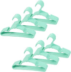 60 pcs Green Baby Nursery Closet Hangers, Non-Slip Laundry Infant Pant Hanger by VIIBASE