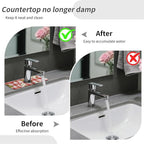 Kitchen Sink Splash Guard，Apple-on a checkered Faucet Mat Sink Gadgets-Super - Image 6