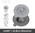 OGGI Silicone Sink Strainer & Stopper Set- Great Kitchen Sink Strainer - Image 2