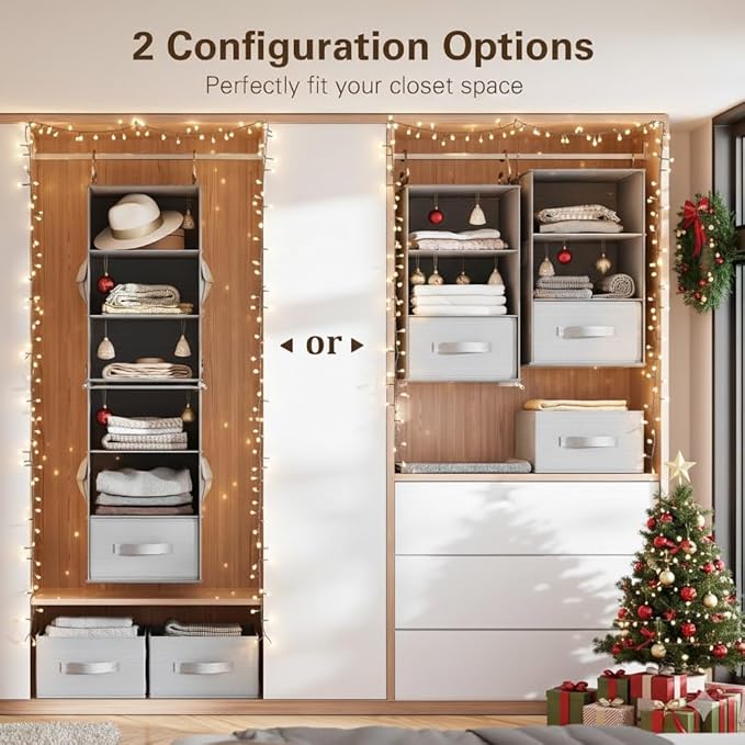 Pipishell 6-Shelf Hanging Closet Organizer - Image 3