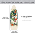 ZDCUSTOM Couple Snowman Ironing Board Cover, Merry Christmas Non Stick Scorch - Image 5