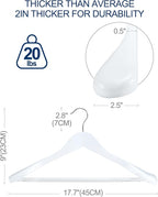 HOUSE DAY High-Grade Solid Wood Coat Hangers - Image 9