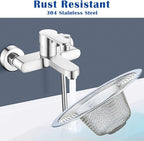 40 pcs Heavy Duty Stainless Steel Slop Basket Filter Trap, 2.75" Top / 1" Mesh - Image 6