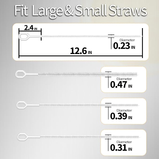 Heavy Duty Straw Cleaner Brush - Image 3