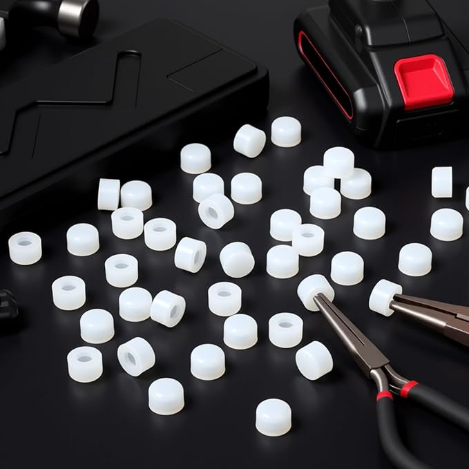 Outus 50 Pcs Rubber Door Stop Silicone Replacement Door Stop Caps Tips Bumpers - Image 6