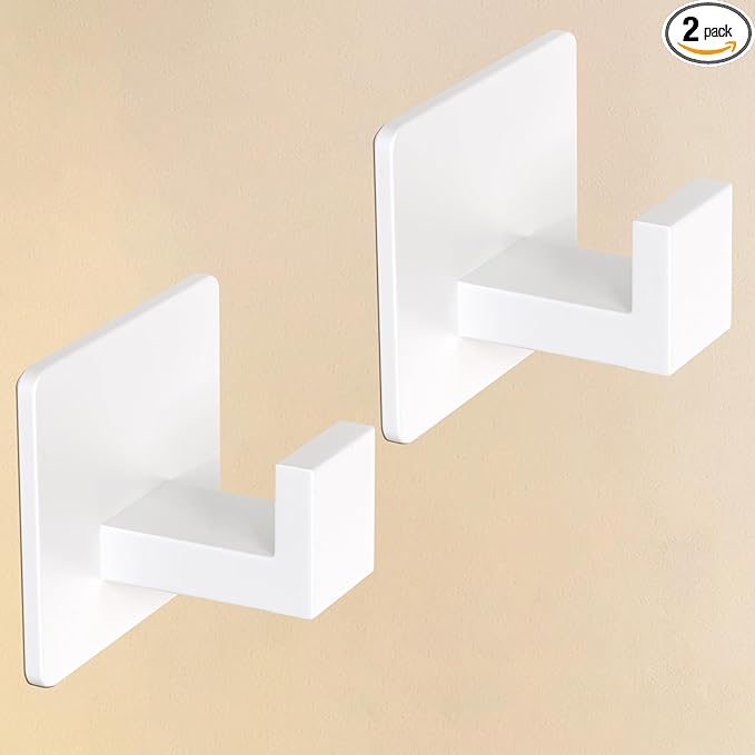 VAEHOLD Wall Towel Hooks, Heavy Duty Sticky Holder Waterproof Towel Hooks by VAEHOLD