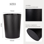 UUJOLY Small Trash Can Wastebasket Garbage Can Container Bins - Image 6
