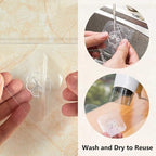Transparent Adhesive Hooks 30 lb, Waterproof and Oilproof Reusable Seamless - Image 7