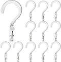 12pcs Laundry Hooks with Clips Plastic Hanger Closet Organize Clothes Hangers by Sermuok
