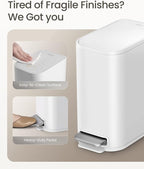 Cesun Small Bathroom Trash Can - Image 3