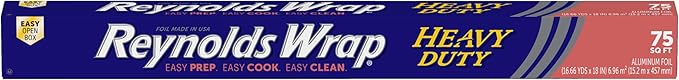 Reynolds Wrap Heavy Duty Aluminum Foil, 18 Inch Width, 75 Square Feet by ReynoldsConsumerProducts