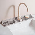 Longer Silicone Faucet Mat for Kitchen Sink – Button Style Faucet Drip Catcher by Unknown