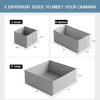 Criusia Drawer Organizer Clothes, 21 Pack Dresser Organizer - Image 2
