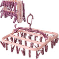 Clothes Drying Racks Foldable Clip Hangers Plastic by Foshine