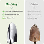 Garden Tool Set, 2 Pieces Stainless Steel Heavy Duty Garden Tools, Garden Kit with Ergonomic Wooden Handle, Durable Garden Tools for Gardening, Gardening Gifts for Women - Image 5