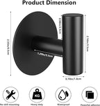 Self-Adhesive Coat Hooks, Stainless Steel Heavy Duty Wall Hooks, Towel Hooks - Image 7