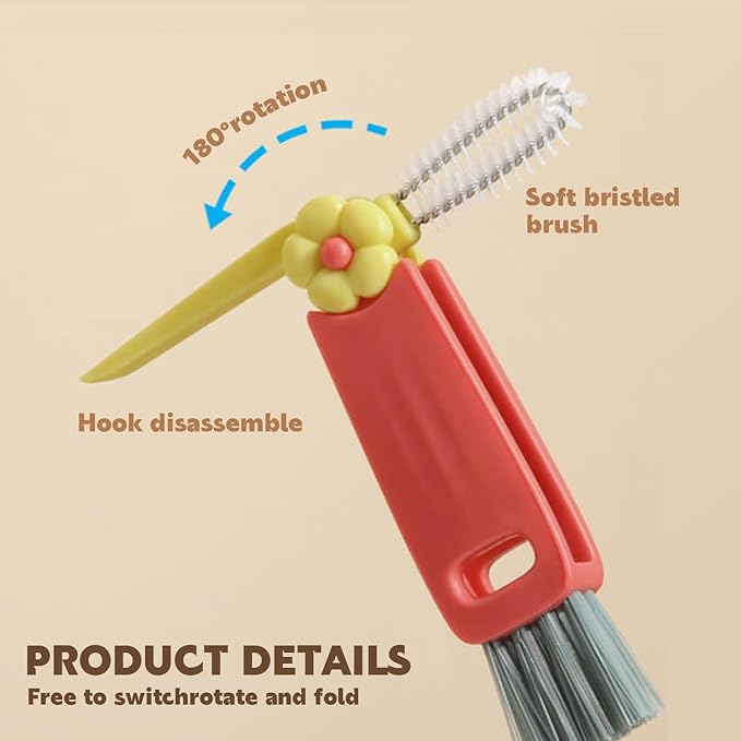 3 in 1 Multifunctional Cleaning Brush, Crevice Cleaner - Image 4